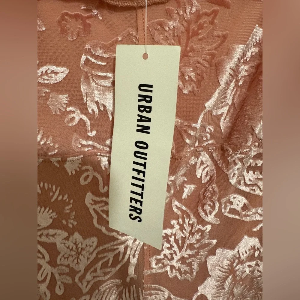Urban Outfitters Mini Rose Pink Dress, Size Large, Formal, Cocktail Party Dress - Picture 9 of 12